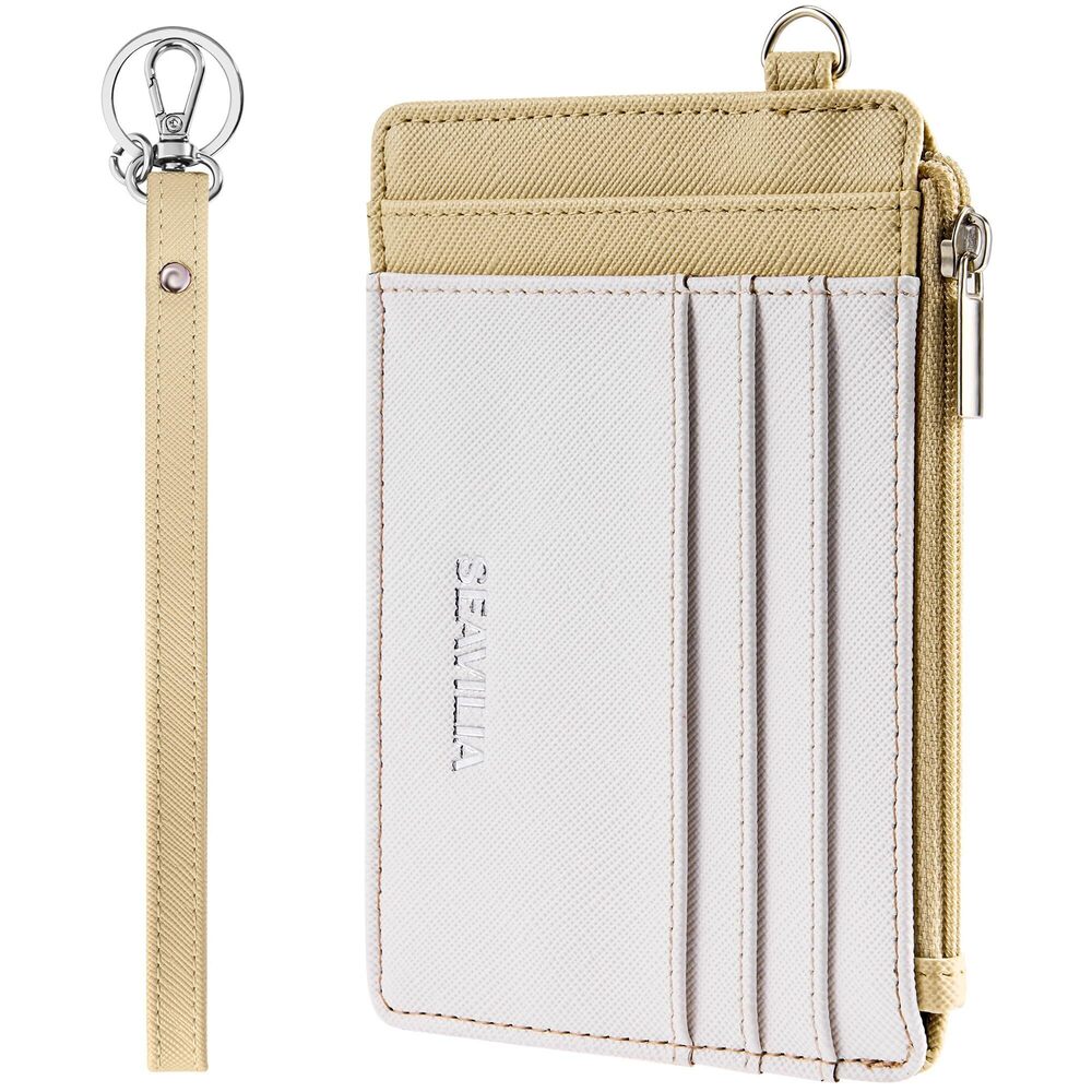 2433 Small Wallet Slim Wristlet Keychain Wallets RFID Credit Card Holder
